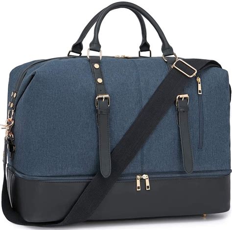 weekender bag with shoe compartment